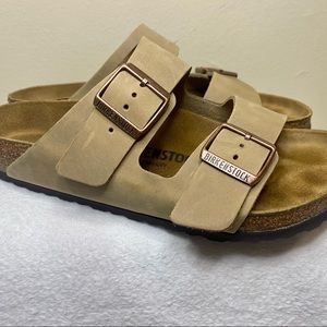 Birkenstock, Arizona Soft Footbed- Tobacco Brown- Size 40